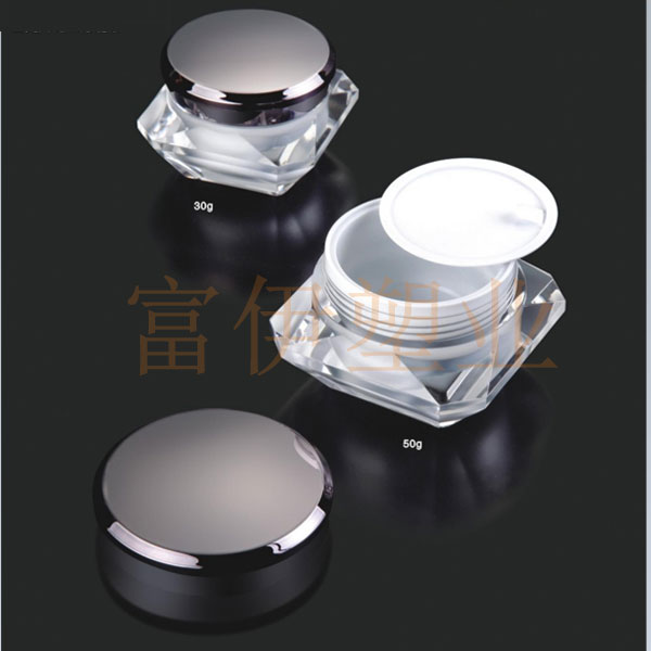 Diamond Acrylic Jar FY-AO8