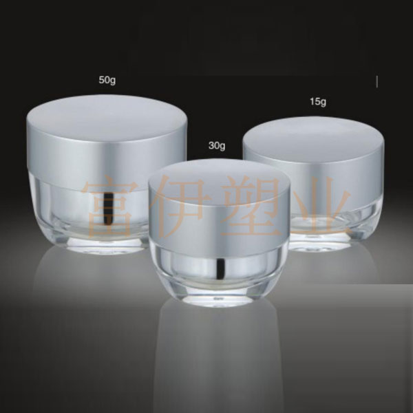 Drum-shaped Acrylic Jar FY-A11b